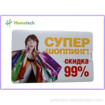 High - speed OEM Slim ABS Credit Card USB Storage Device Fr